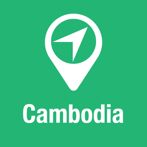 大指南 柬埔寨 地图+旅游指南和离线语音导航